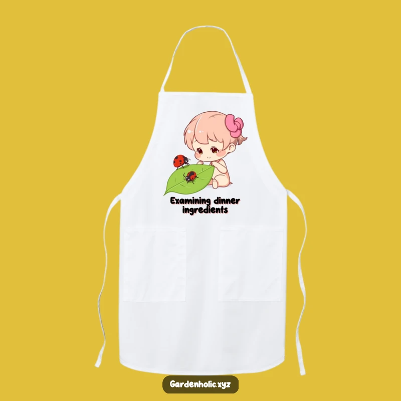 Funny Curious Character Apron - Cook with a Sense of Wonder
