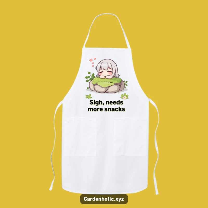 Funny Apron: Chef Character Sighs, Kitchen Relaxation Accessory