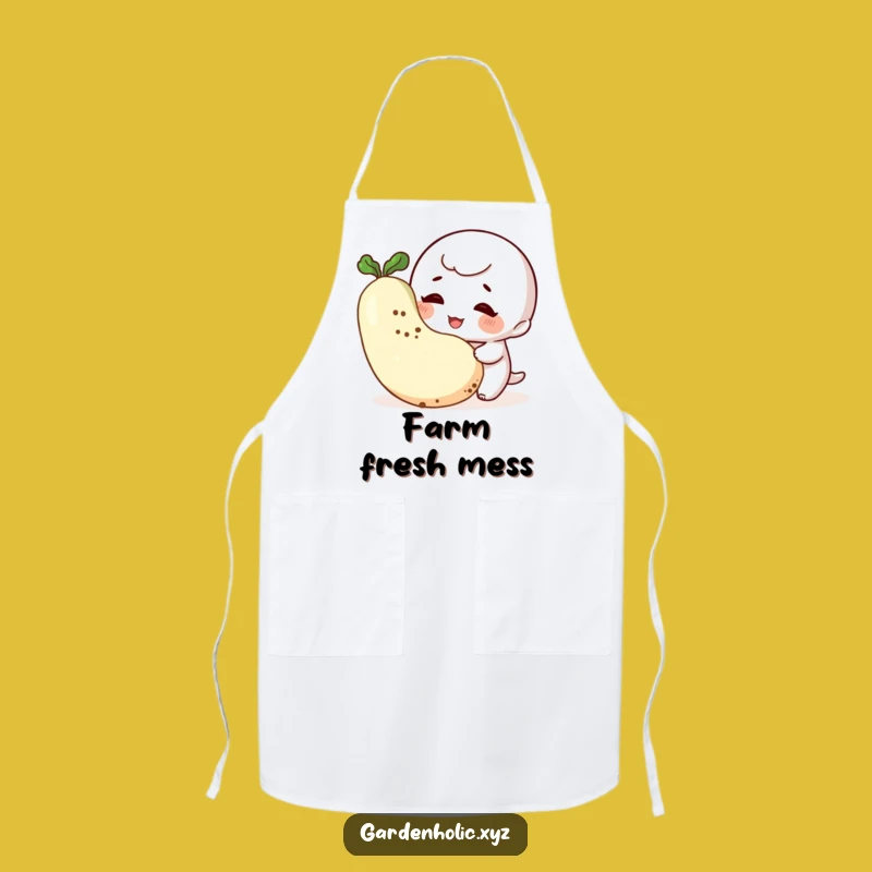 Funny Gardener Apron: Chef's Humorous Garden Essential