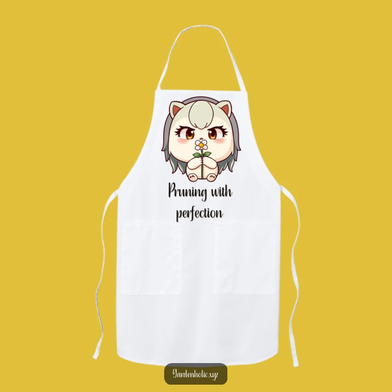 Funny Gardener's Apron: Determined Pruner Bib for Meticulous Tasks
