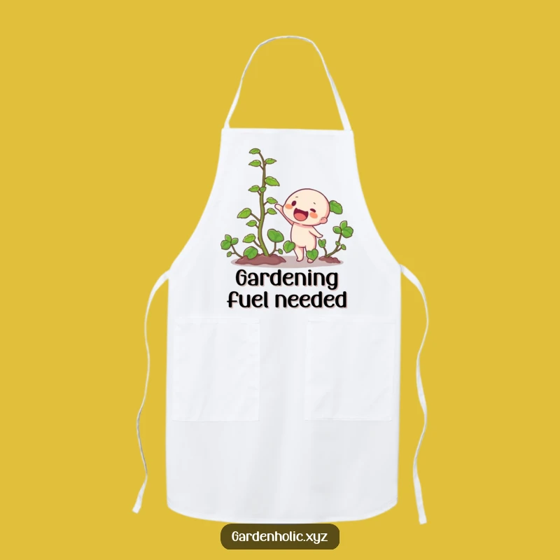 Funny Vine Growth Apron: Cook with Enthusiasm, Hilarious Kitchen Gift for Gardeners