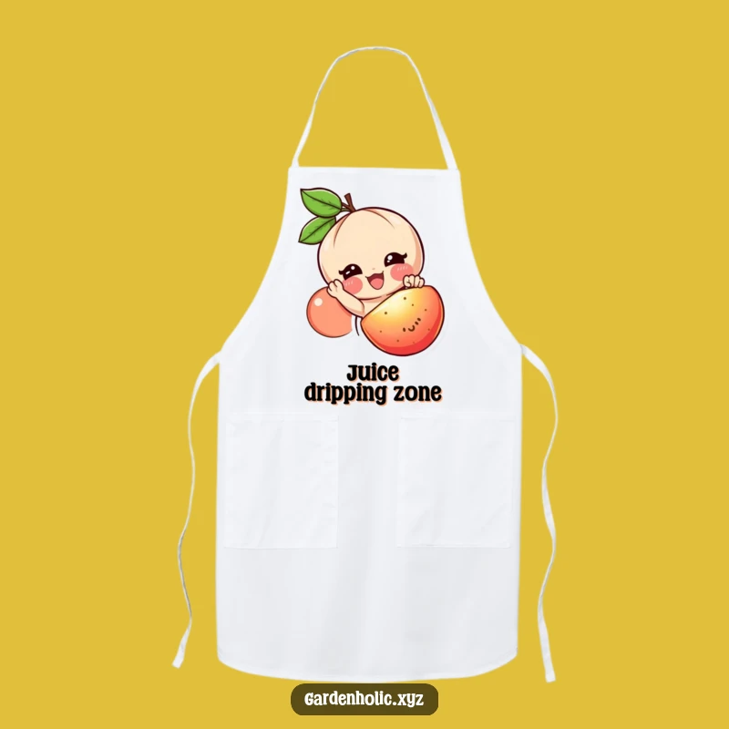 Funny Fruit Lover Apron: Kitchen Fun with a Smiling Character - Chef Gift