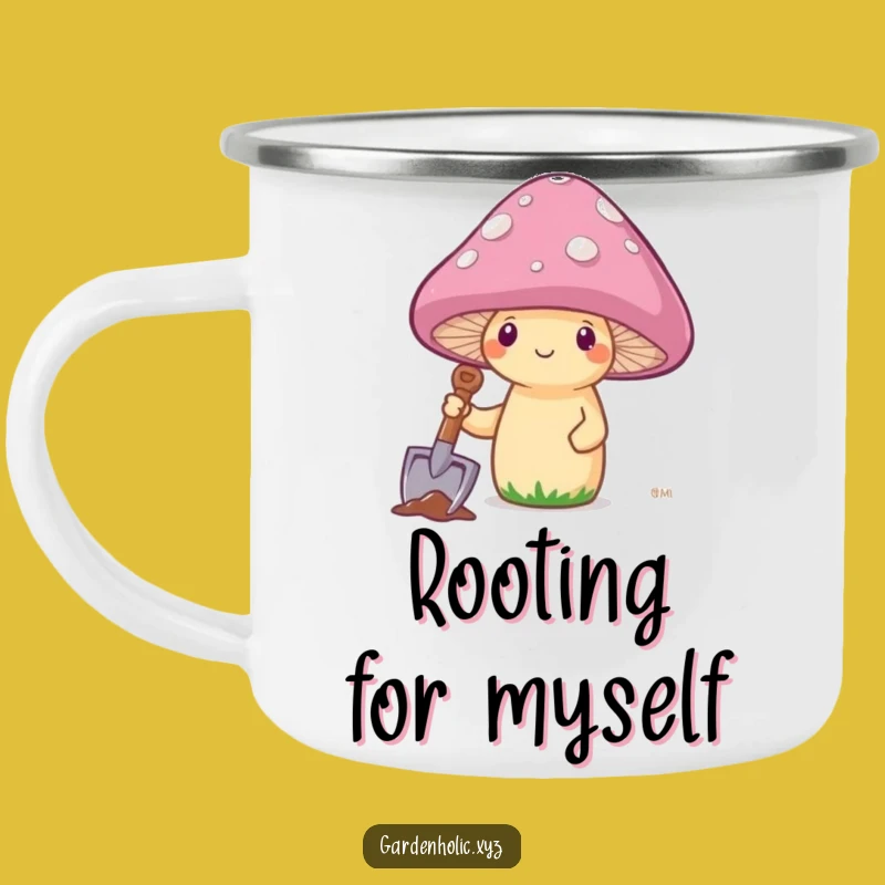 Funny Mushroom Campfire Mug: Adventure-Ready Humor for Outdoor Enthusiasts