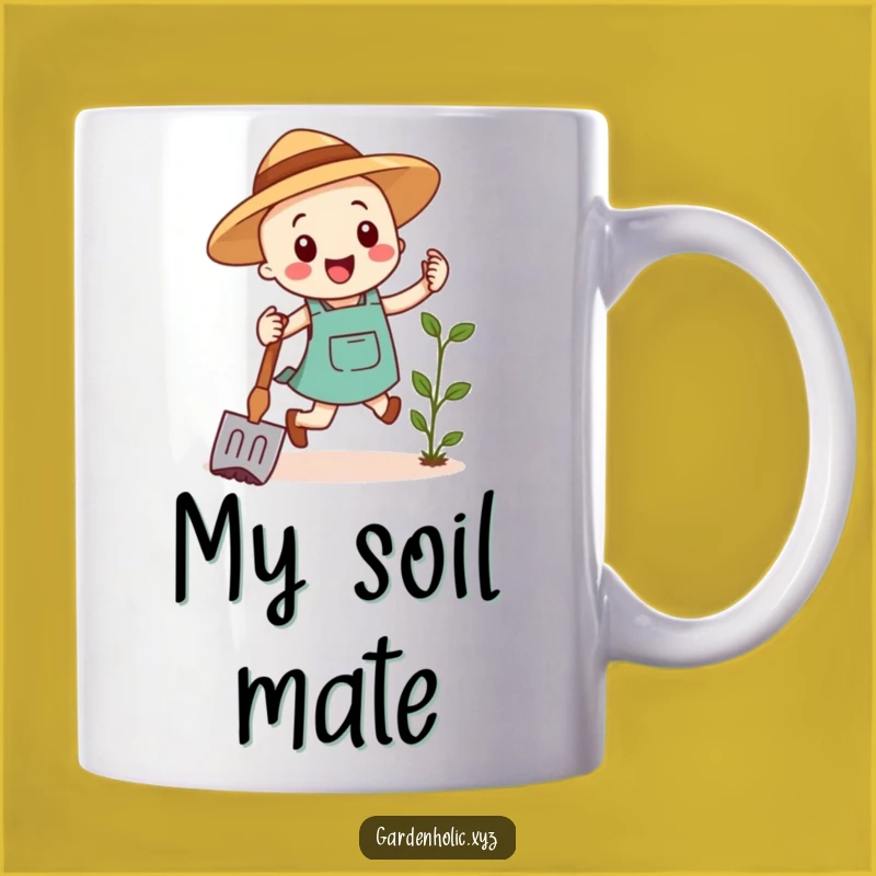 Funny Gardening Hoe Hop Mug - Cheerful Garden Gift for Plant Lovers