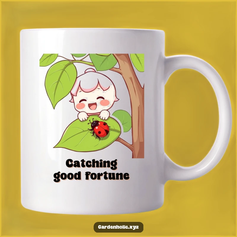 Funny Nature Lover Mug: Joyful Ladybug Catcher Gifts for Outdoor Enthusiasts