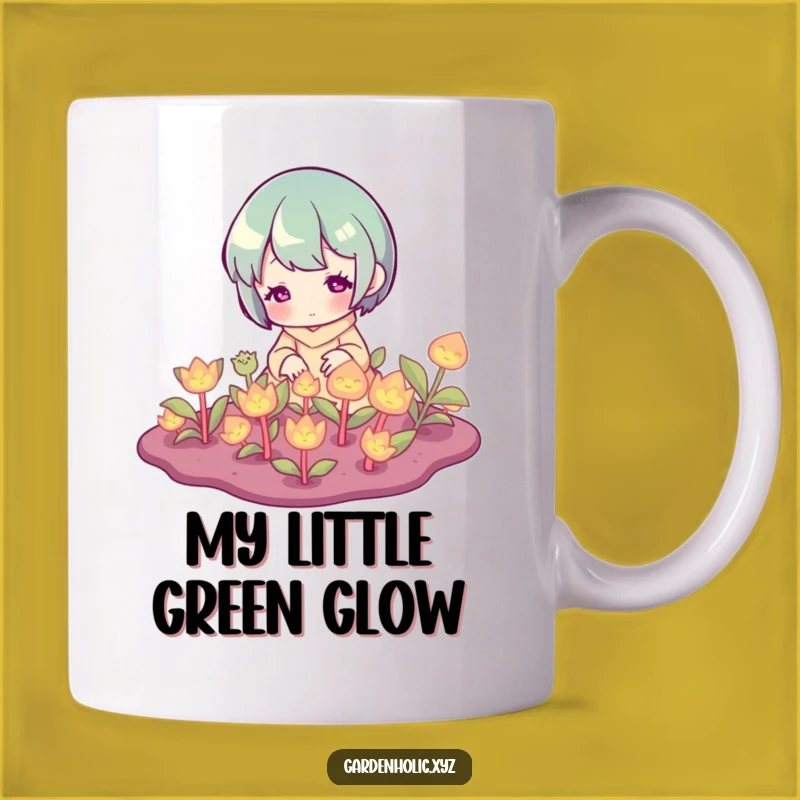 Funny Glowing Plant Gardener Mug - Magical Character Care Gift Idea