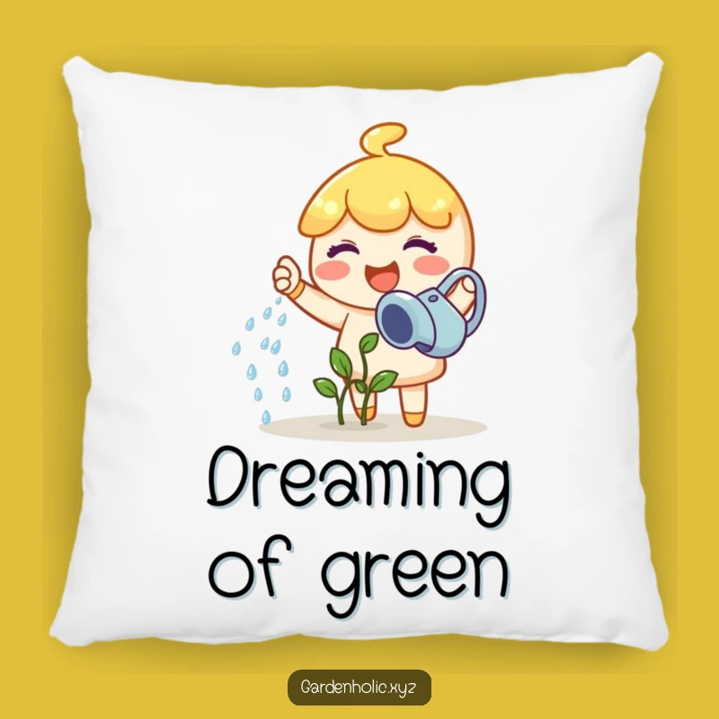 Funny Gardener Pillow: Cozy Sprout Hugs, Adorable Funny Gift