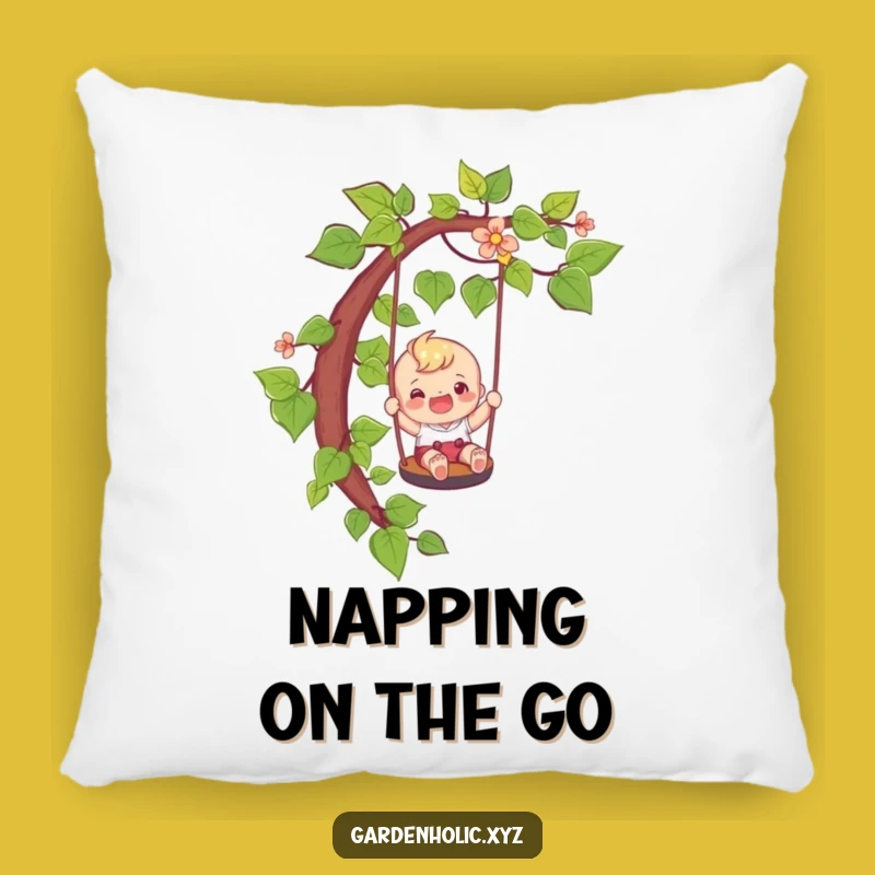Funny Adventure Pillow: Cozy Vine Ride, Adorable Playful Gift