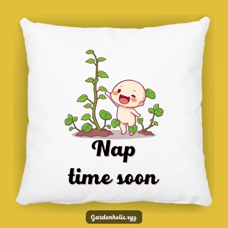 Funny Vine Growth Pillow: Cozy Up with Botanical Humor, Adorable Funny Gift