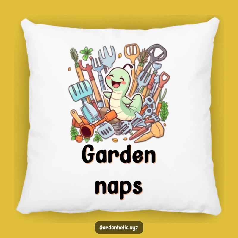 Funny Gardener Worm Pillow: Cozy Joy, Tool Fun, Wonderful Funny Gift