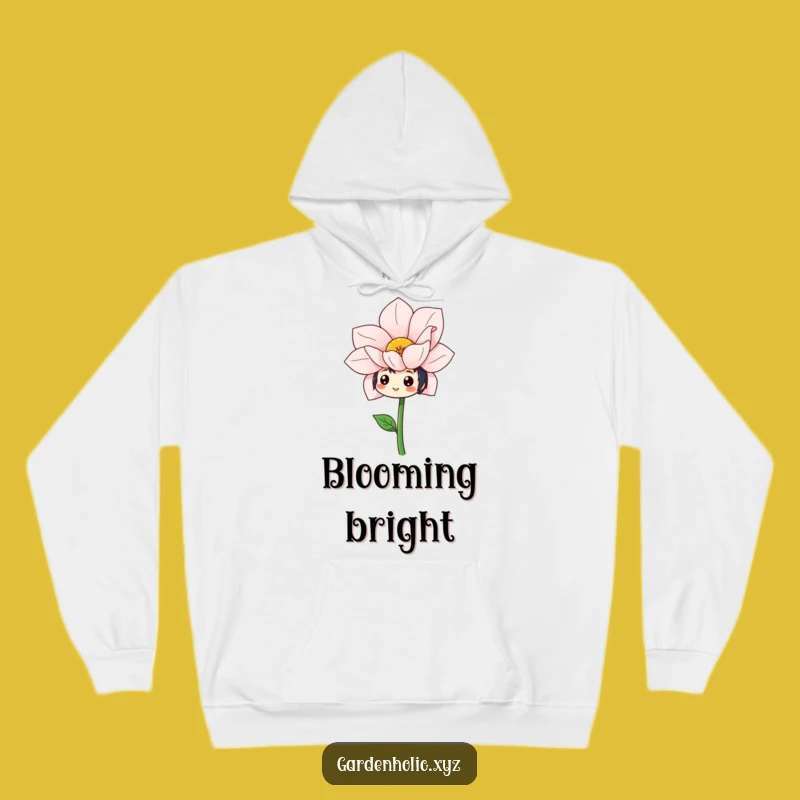 Cozy Funny Cheerful Flower Admirer Hoodie: Warmth and Wonder