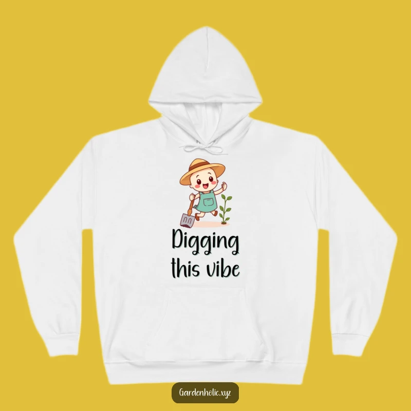 Funny Garden Hoe Hoodie - Cozy Cheerful Hop Sweatshirt Gift