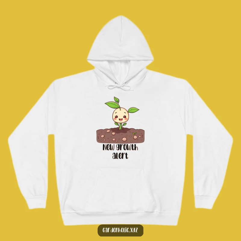 Funny Sprout Hoodie: Cozy Growth and Cheer, A Hilarious Gift!
