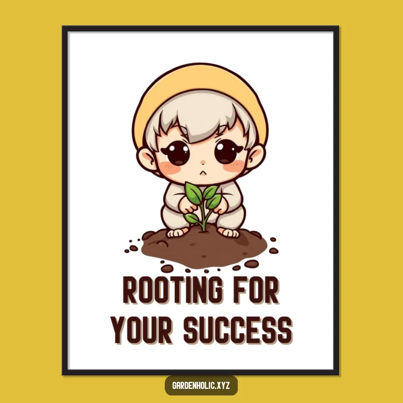 Funny Free Printable Wall Art: Hopeful Planter, Inspiring Home Decor Download