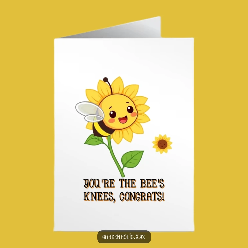 Free Printable Congrats Card: Bee-lieve in Success, Downloadable Cheer