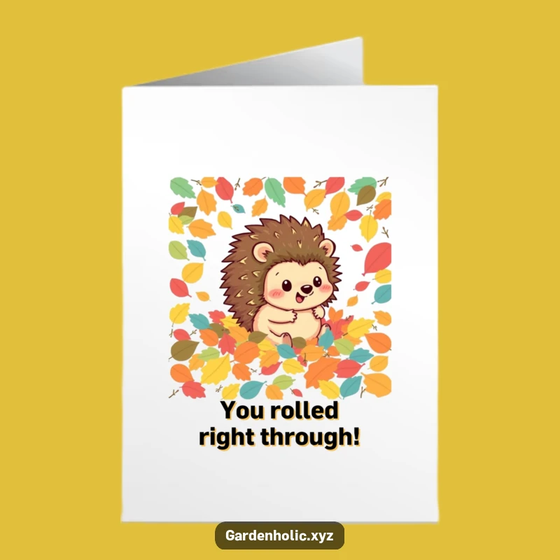 Free Printable Hedgehog Congrats Card - Cheerful Downloadable Celebration of Success