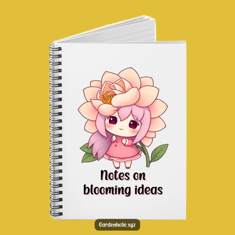 Funny Notebook: Cheerful Flower Admirer, Perfect for Blooming Ideas