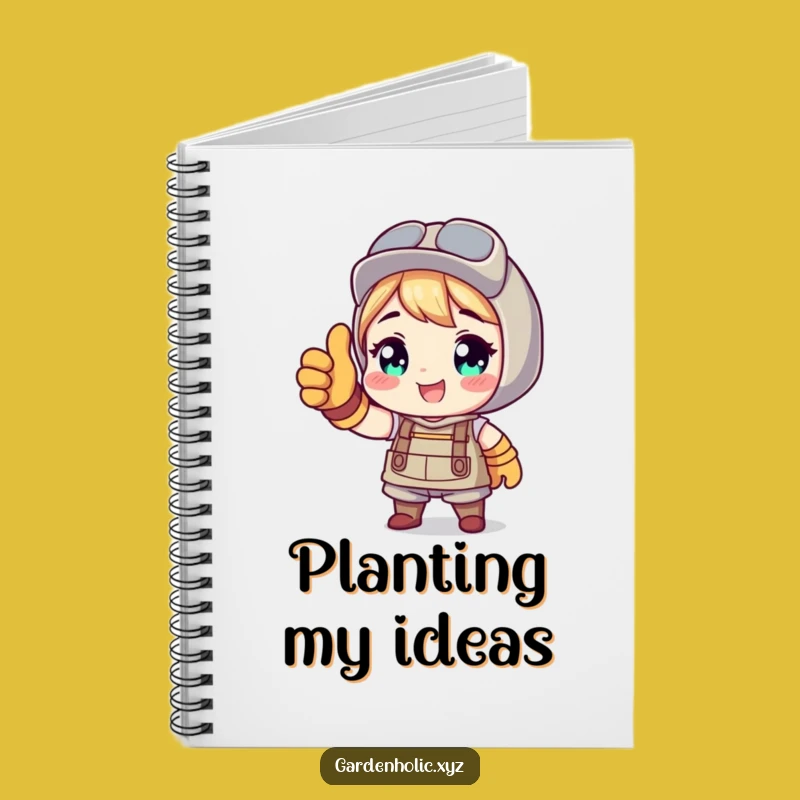 Funny Notebook: Gardener Thumbs Up, Journal Funny Gift