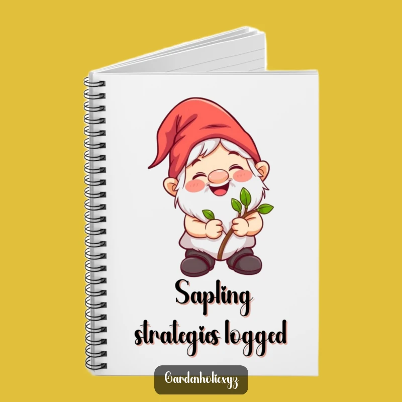 Funny Gnome Gardener Notebook: Hilarious Journal for Plant Lovers, Perfect Gift!