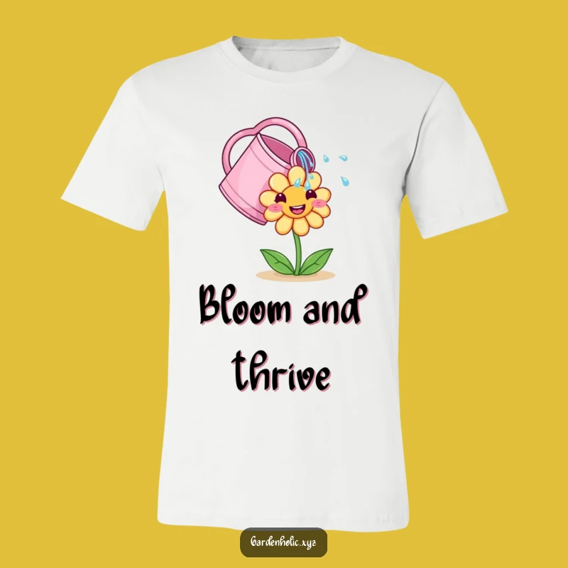 Funny Watering Can T-Shirt: Wear Your Love for Blooming Gardens