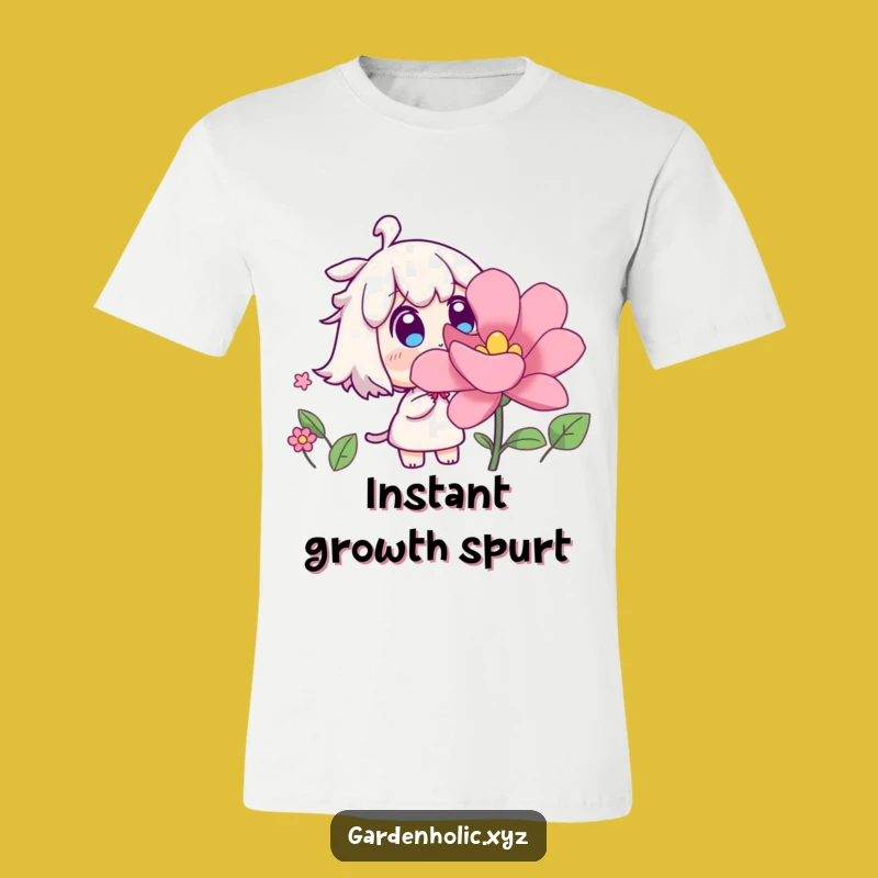 Funny Surprised Flower T-Shirt - Watch the Bloom Funny Gift