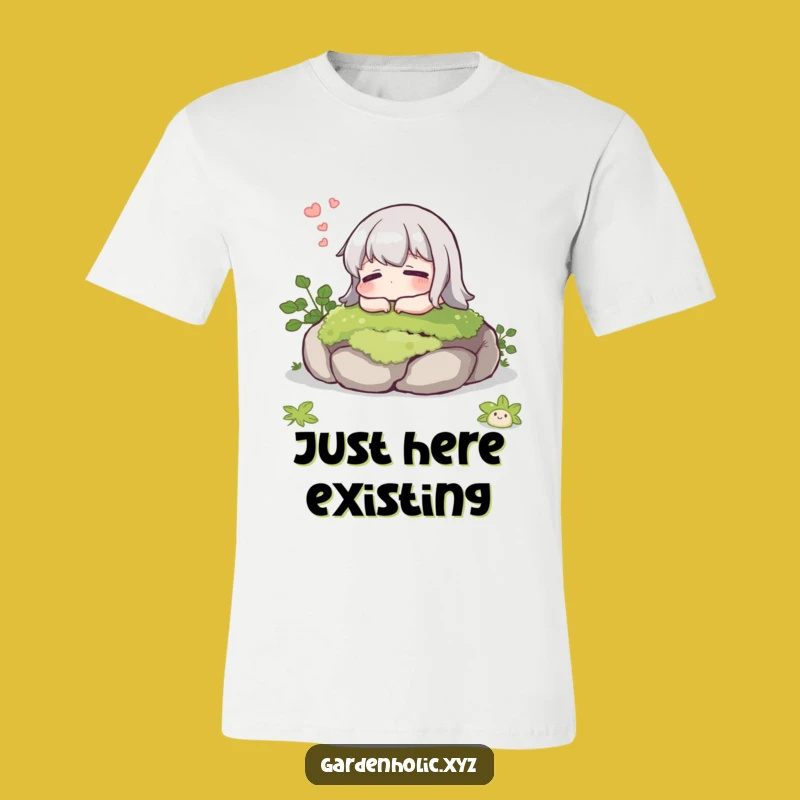 Funny T-Shirt: Relaxed Character Sighing, Comfy & Humorous Tee