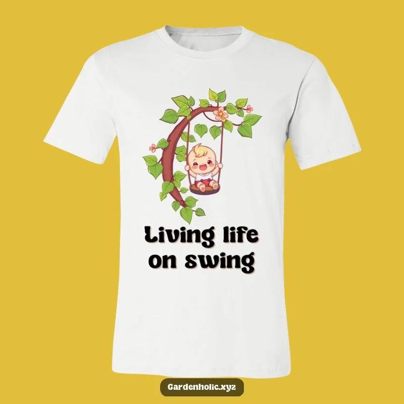 Funny Adventure T-Shirt: Vine Sliding Fun, Ideal Playful Gift