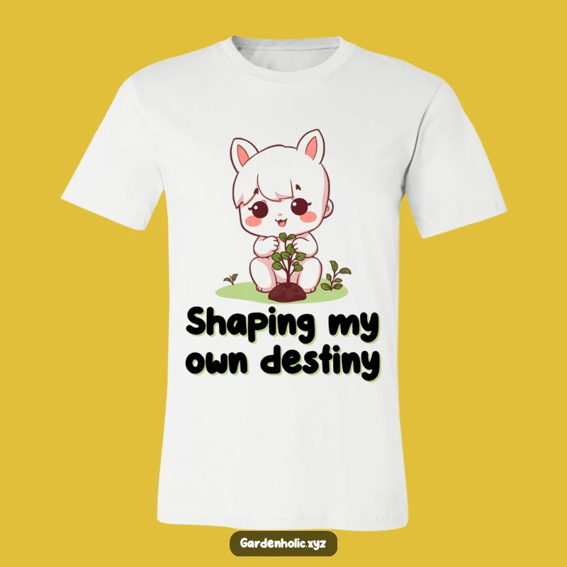 Funny Gardener T-Shirt: Happy Pruner Character, Best Plant Lover Gift