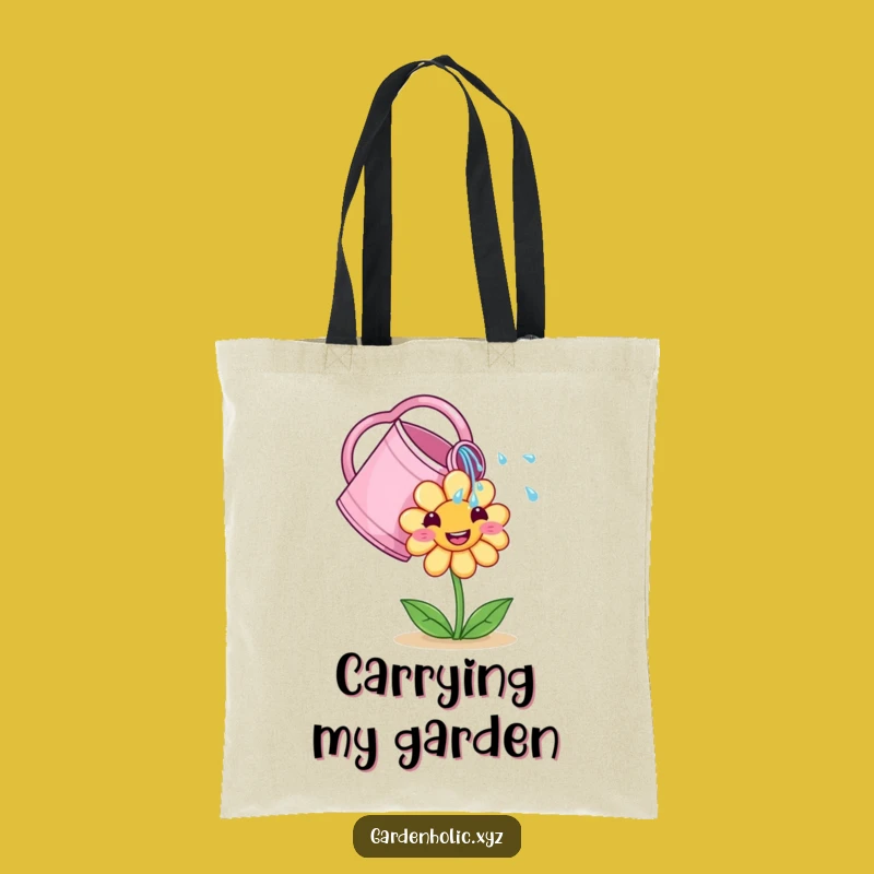 Funny Watering Can Tote Bag: Carry Your Blooms with this Charming Accessory