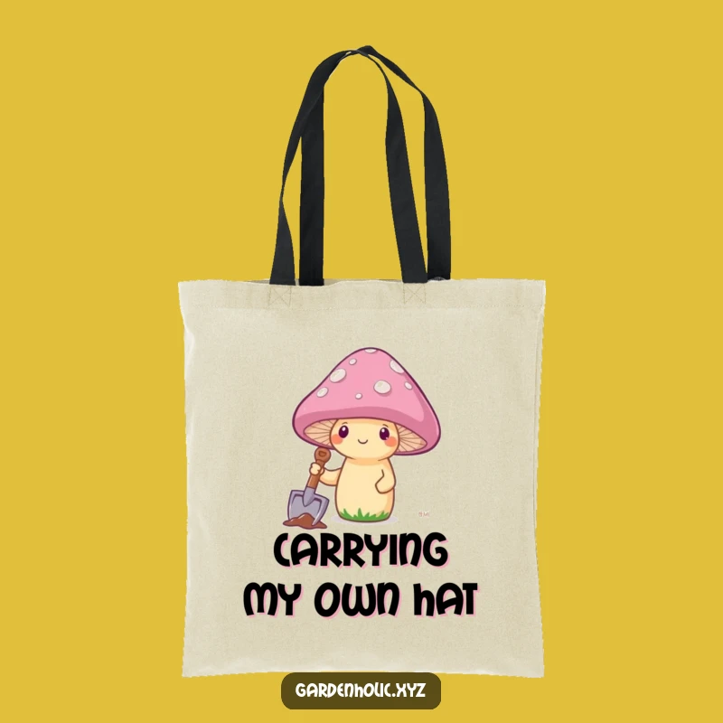 Funny Mushroom Tote Bag: Eco-Friendly Humor for Your Everyday Adventures