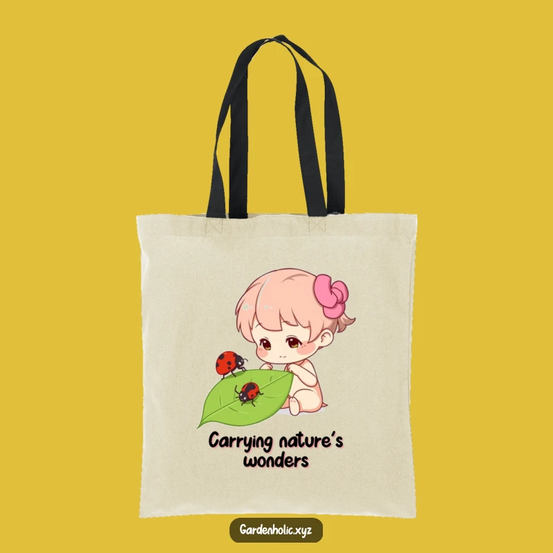 Funny Curious Character Tote Bag - Carry Your Discoveries with Joy