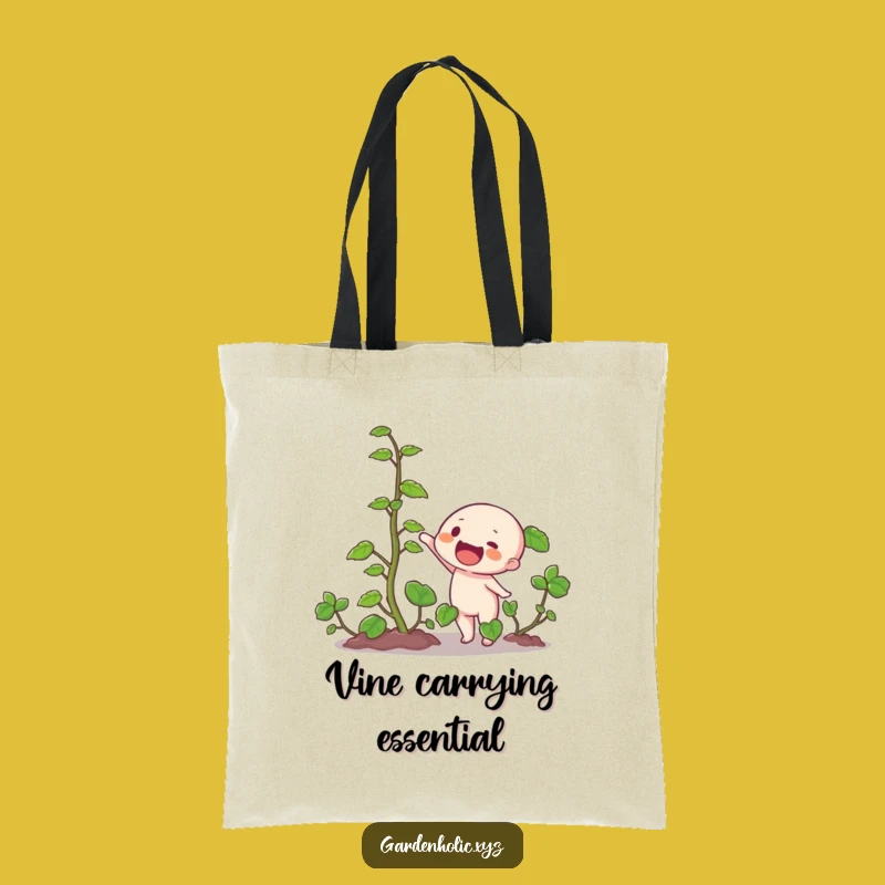 Funny Vine Growth Tote Bag: Carry Your Growth in Style, Perfect Humorous Gift